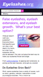 Mobile Screenshot of eyelashes.org